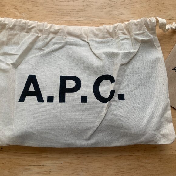 APC NWT Sarah Clutch Pouch Blue & Gold - Picture 7 of 9